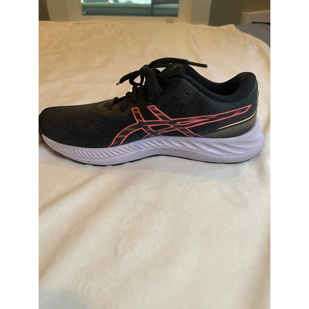 ASICS Gel-Excite 9 Womens Running Shoes Black Pink 1012B182 Size 10 - Picture 7 of 9